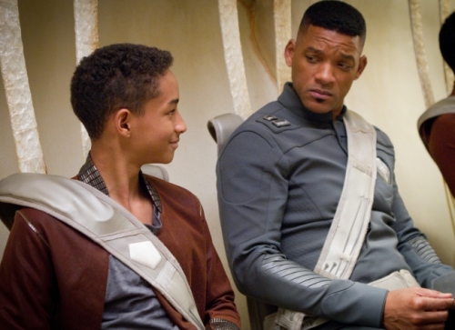 Jaden Smith, left, and WIll Smith star in Columbia Pictures' "After Earth."